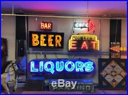 Vintage Art Deco Neon Eat Sign Shipping Available