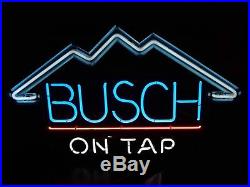 Vintage Bar Issue Neon Beer Sign From Busch Beer