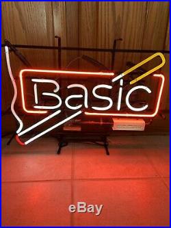 Vintage Basic Cigarette Neon Sign For Man Cave Or Store