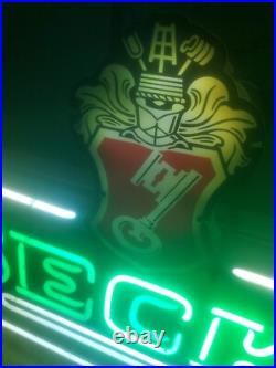Vintage Beck's Neon Sign Green / White Vintage FREE SHIPPING