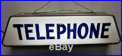 Vintage Bell Telephone Advertising display Sign Neon Light Original from 1960's