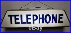 Vintage Bell Telephone Advertising display Sign Neon Light Original from 1960's