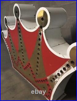 Vintage Best Western Porcelain Chasing Light Neon Sign