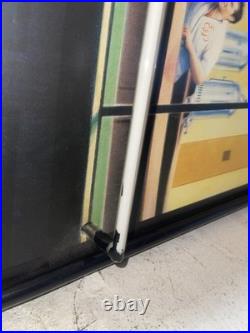 Vintage Boulevard of Broken Dreams By Helnwein Neon Lights Framed Print 47x29