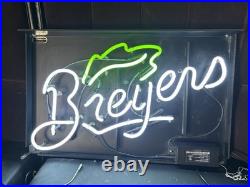 Vintage Breyers Ice Cream Neon Sign