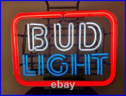 Vintage Bud Light Neon 20 Sign. New Old Stock (NOS). With Original Everbrite box