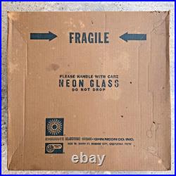 Vintage Bud Light Neon 20 Sign. New Old Stock (NOS). With Original Everbrite box
