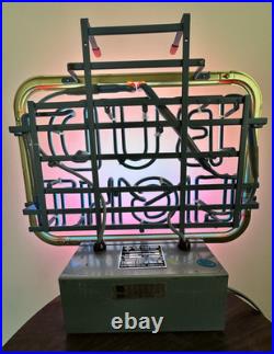 Vintage Bud Light Neon 20 Sign. New Old Stock (NOS). With Original Everbrite box