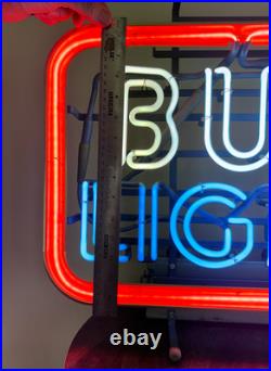 Vintage Bud Light Neon 20 Sign. New Old Stock (NOS). With Original Everbrite box