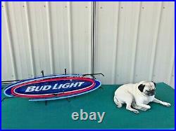 Vintage Bud Light Neon Beer Sign Anheuser Busch 36