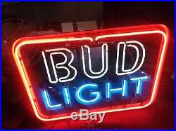 Vintage Bud Light Neon Sign Works
