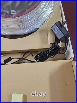 Vintage Budweiser Beer Neon sign wall clock battery clock electric cord for neon