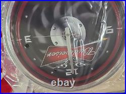 Vintage Budweiser Beer Neon sign wall clock battery clock electric cord for neon