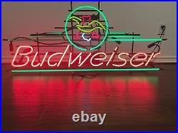 Vintage Budweiser King Of Beers Neon Bar Sign 40x26 Very Rare Local Pickup