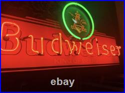Vintage Budweiser King of Beers Neon Sign Mt Vernon Neon 32 WORKS Local Pickup Vintage Budweiser King of Beers Neon Sign Mt Vernon Neon 32 WORKS Local Pickup