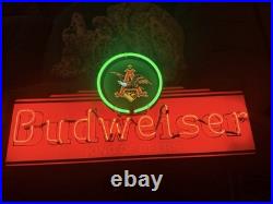 Vintage Budweiser King of Beers Neon Sign Mt Vernon Neon 32 WORKS Local Pickup
