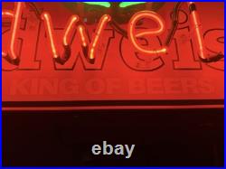 Vintage Budweiser King of Beers Neon Sign Mt Vernon Neon 32 WORKS Local Pickup