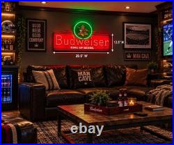 Vintage Budweiser King of Beers Neon Sign Mt Vernon Neon 32 WORKS Local Pickup