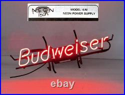 Vintage Budweiser Neon Sign Neon Tech 23 x 7 USA Made Classic Bar Light 1980s