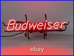 Vintage Budweiser Neon Sign Neon Tech 23 x 7 USA Made Classic Bar Light 1980s