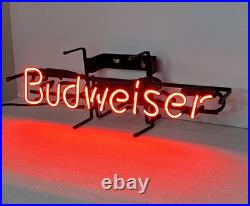 Vintage Budweiser Neon Sign Neon Tech 23 x 7 USA Made Classic Bar Light 1980s