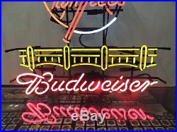 Vintage Budweiser New York Yankees Neon Sign Rare