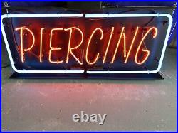 Vintage Cal Neon Glass Piercing Light-Up Sign