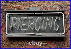 Vintage Cal Neon Glass Piercing Light-Up Sign