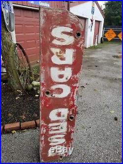 Vintage. Car Lot. Used Car. Metal Can Sign. Had Neon Lights