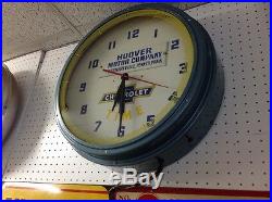 Vintage Chevrolet neon clock. Sign