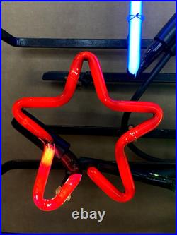 Vintage Chicago Loves Heineken Neon Sign Beer Bar Light 28x25 Tested Works