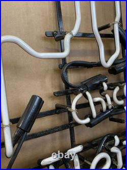 Vintage Chicago Loves Heineken Neon Sign Beer Bar Light 28x25 Tested Works