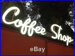 Vintage Coffee Shop Neon Sign 12' long