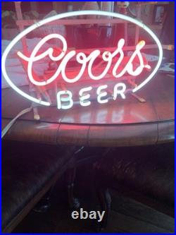Vintage Coors Beer Neon Sign Franceformer 6020 FM 2