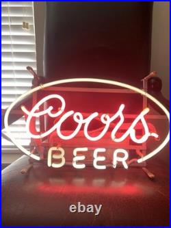 Vintage Coors Beer Neon Sign Franceformer 6020 FM 2