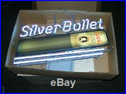 Vintage Coors Light Beer Silver Bullet Flying Can Neon Bar Sign Light NEW IN BOX