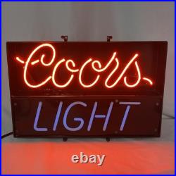 Vintage Coors Light Neon Sign 1993 Beer Brewing