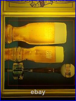 Vintage Coors Rare lighted sign bar beer AWESOME look neon htf display mancave
