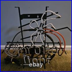 Vintage Corona Light Palm Tree Neon Light Sign 24x22 Mancave 2014