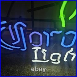 Vintage Corona Light Palm Tree Neon Light Sign 24x22 Mancave 2014