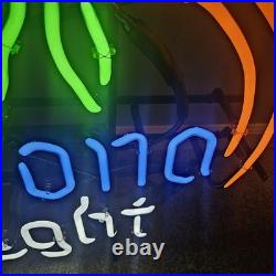 Vintage Corona Light Palm Tree Neon Light Sign 24x22 Mancave 2014