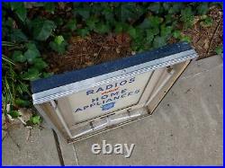 Vintage Crosley Radios & Home Appliances Lighted Neon Advertising Sign