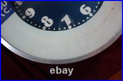 Vintage Devoe Paints Neon Clock Sign Weeu Radio 850kc Advertising Working