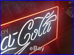 Vintage Enjoy Coca-Cola Neon Light-Up Sign