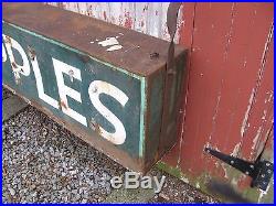 Vintage Ex Neon Apples Sign Shipping Available