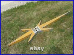Vintage FLASHING SHOOTING STAR LIGHTED NEON MOTEL HOTEL GAS STATION SIGN