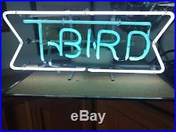 **PRESALE Ships FREE to USA Neon Sign Ford Thunderbird Logo 32" Cool T-Bird 
