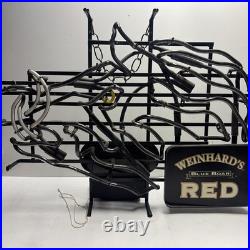 Vintage Fallon Neon -Weinhards Blue Boar Red sign Read