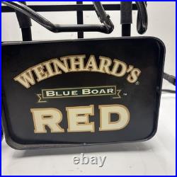 Vintage Fallon Neon -Weinhards Blue Boar Red sign Read