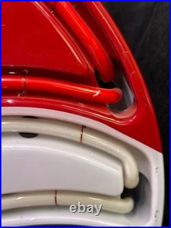 Vintage Fallon Pepsi Cola Red White Blue Neon Lighted Sign 15 Inch Diameter